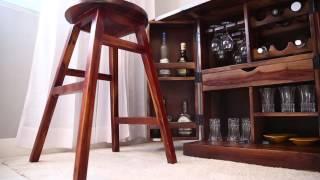 Wooden Goofy Bar Stool by Woodenstreet  - Bangalore Furniture