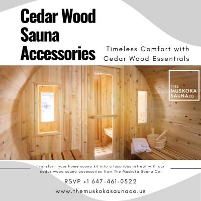 Sauna Packages | Cedar Wood Sauna Accessories