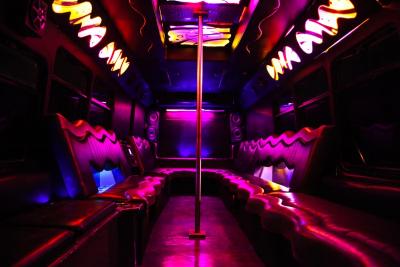 24 Passenger Party Bus Rental Service in Austin TX