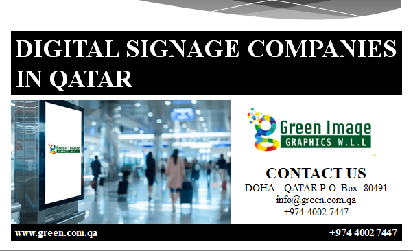 Digital signage companies in qatar - Abu Dhabi Computer