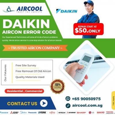 Daikin Aircon Error code - Singapore Region Professional Services