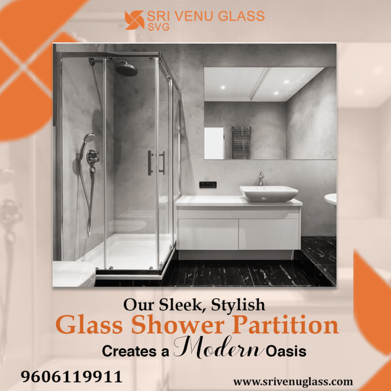 Bathroom separator glass - Bangalore Interior Designing