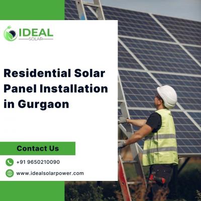 Residential Solar Panel Installation in Gurgaon- Ideal Solar Power - Gurgaon Other