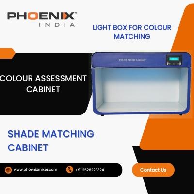 Enhance Precision with Phoenix Mixer's Colour Assessment and Shade Matching Cabinets