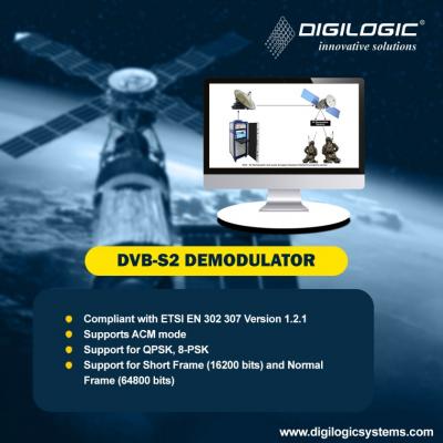 DVB-S2 Demodulator from Digilogic Systems - Hyderabad Other