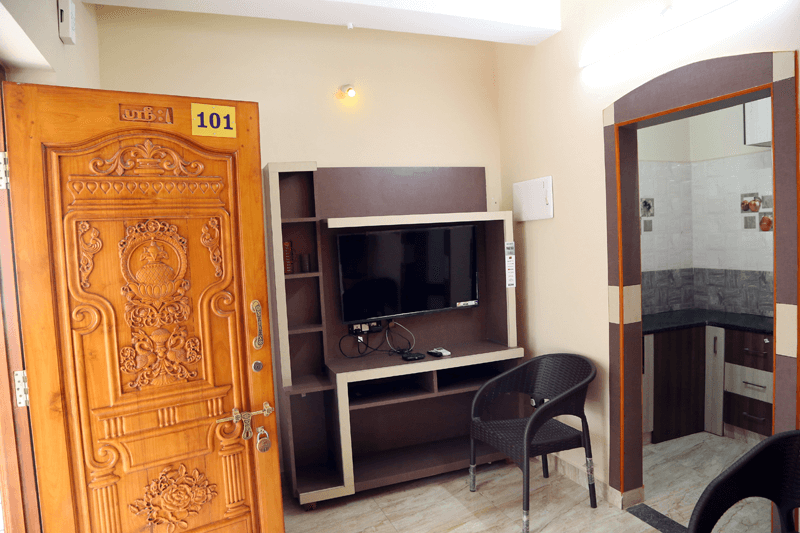 Best Hotel Rooms in Srirangam Trichy | Vashudharas - Tiruchirappalli Rooms Shared