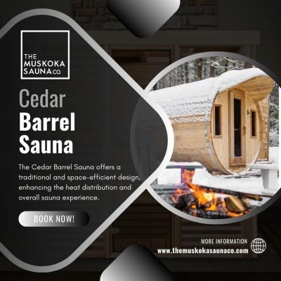 Barrel Sauna Kit Canada: Classic Cedar Wellness Solution