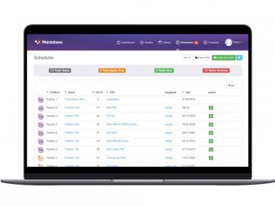 Buy Machine Scheduling Software - Maintabase