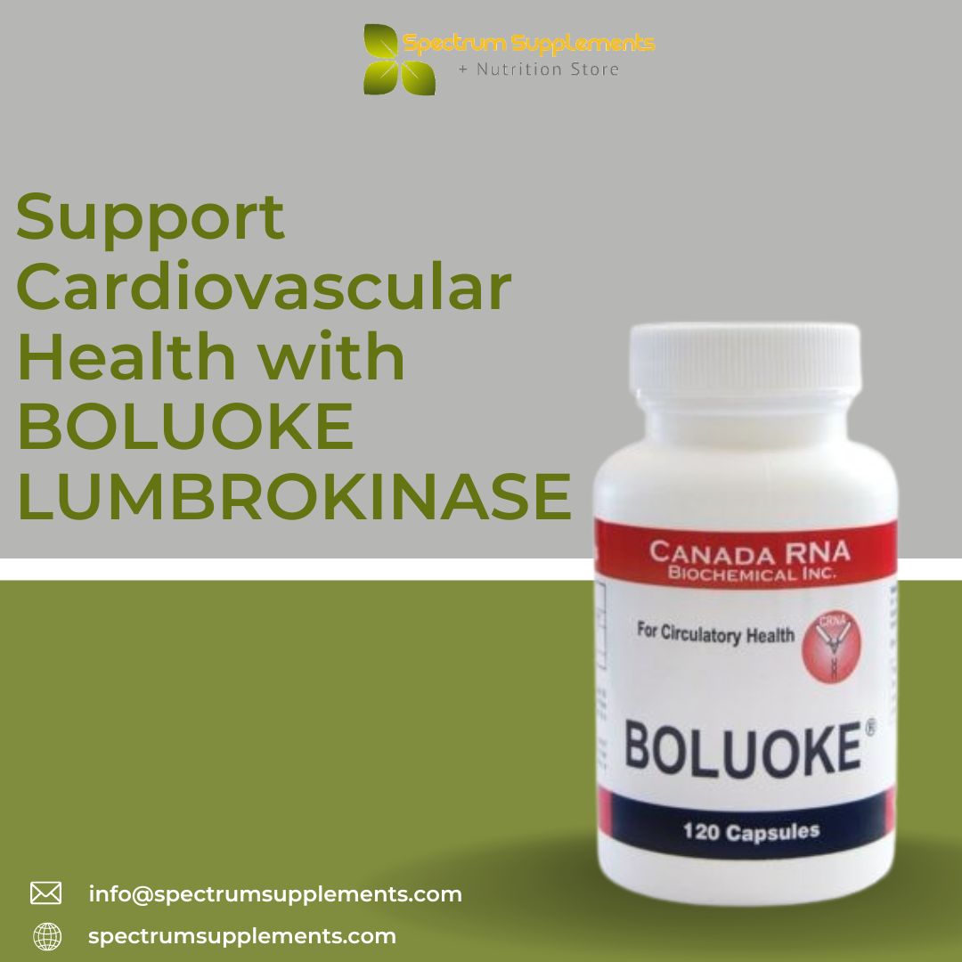  Support Cardiovascular Health with BOLUOKE LUMBROKINASE | Spectrum Supplements