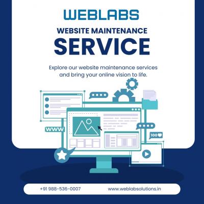 Website Maintenance Services Near You - Weblabs Hyderabad - Hyderabad Professional Services