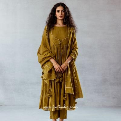 New Designer Cotton Anarkali Suits at JOVI India - Dubai Clothing