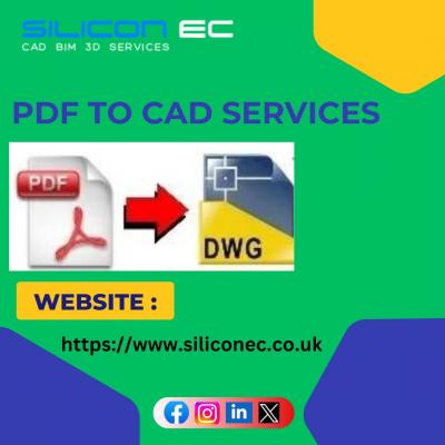 Top-Notch Quality of PDF to CAD Conversion Services with reasonable price 