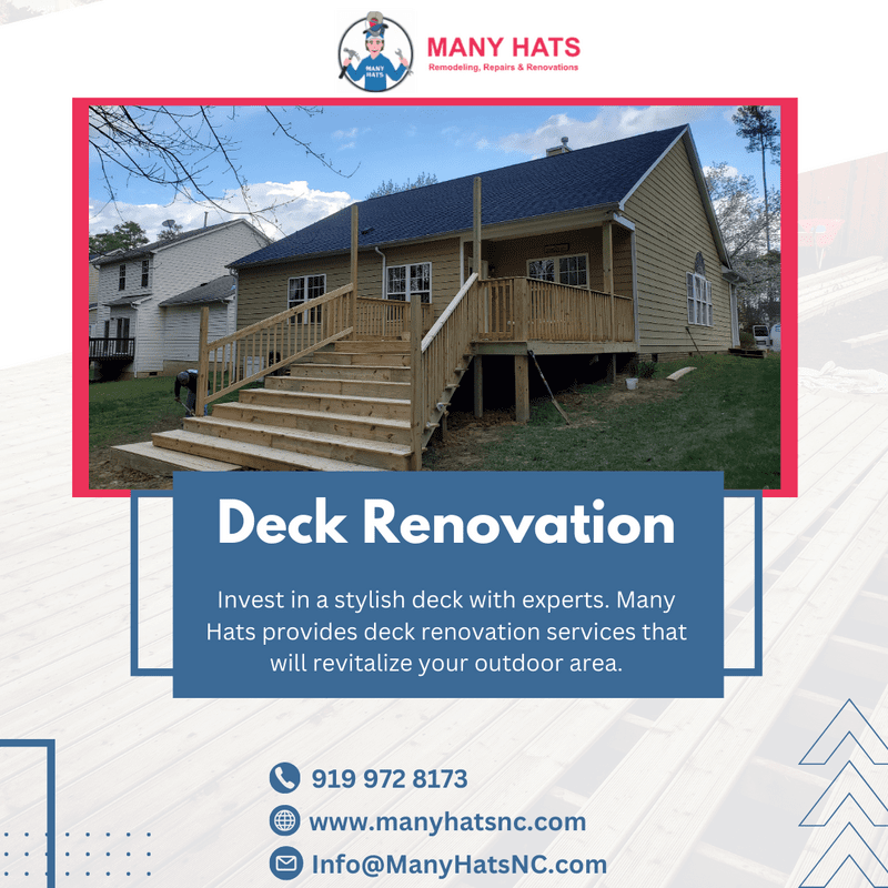 Manyhats | Deck Renovation Services in Durham