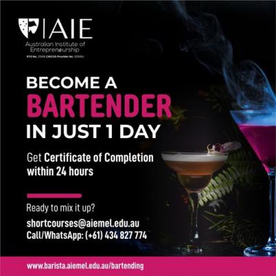 Bartender courses in Melbourne from Barista - Melbourne Other