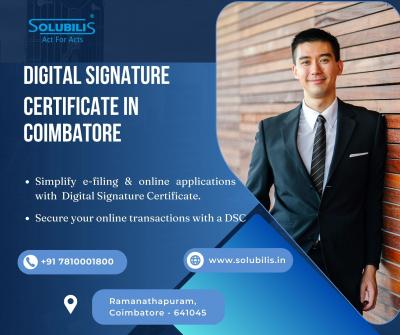 Digital Signature Certificate in Coimbatore | What is the process for DSC registration | Online DSC 