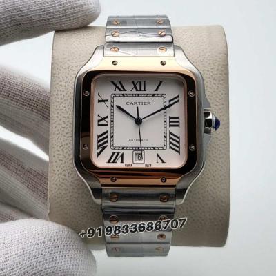 Cartier Santos 100 Dual Tone First Copy Watch