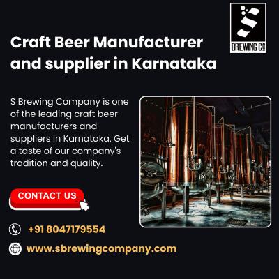 Craft Beer Manufacturer and supplier in Karnataka