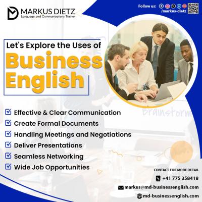 Master Business English in Switzerland with MD Business English