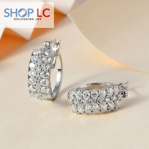 Luxurious and Affordable Women's Moissanite Earrings at Shop LC