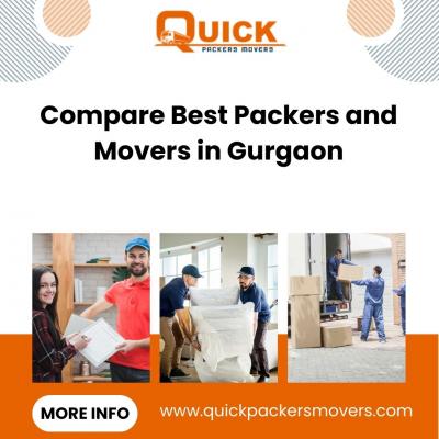 Compare Packers and Movers in Gurgaon