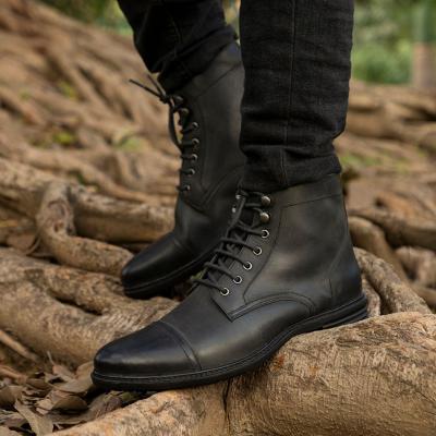 Leather Lace-Up Boots Online - Bennetic