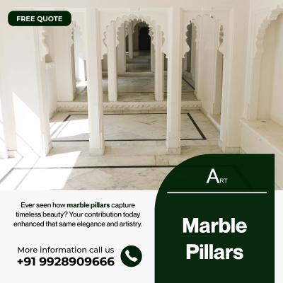 Marble Pillars - ☎ +91 9928909666 - Stone Art Hub