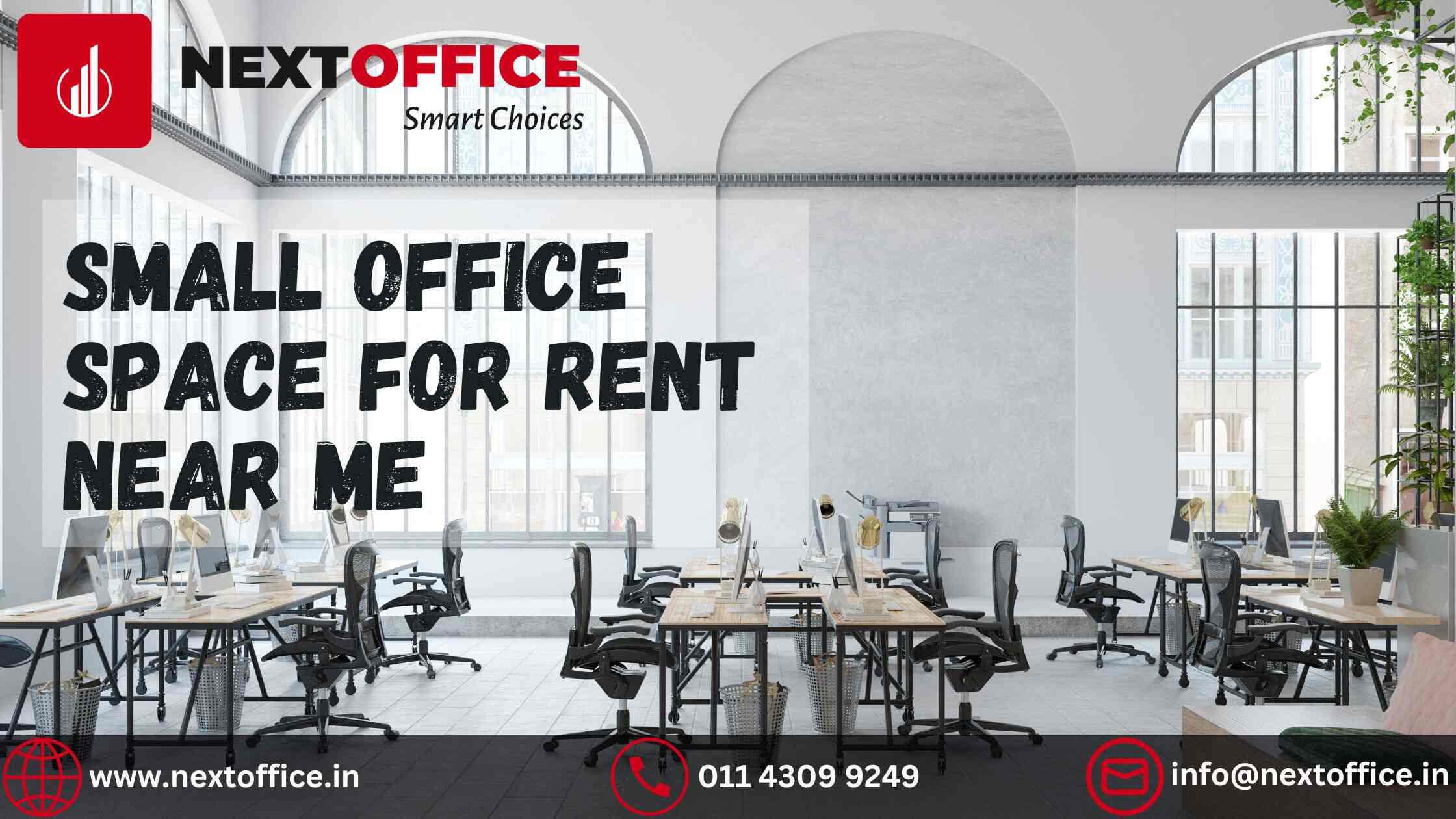 Small office space for rent near me by NextOffice