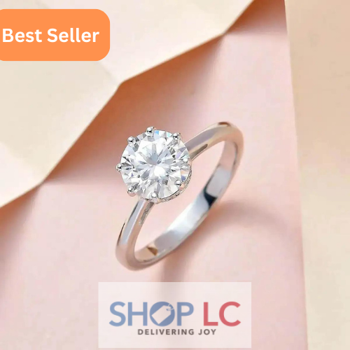 Shop Affordable Women's Moissanite Engagement Rings for Every Budget at Shop LC