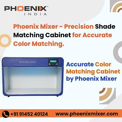 Phoenix Mixer - Precision Shade Matching Cabinet for Accurate Color Matching. 