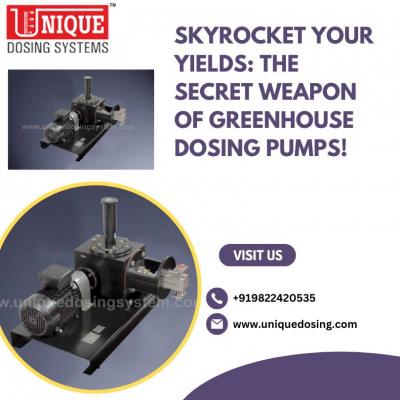 Skyrocket Your Yields: The Secret Weapon of Greenhouse Dosing Pumps!