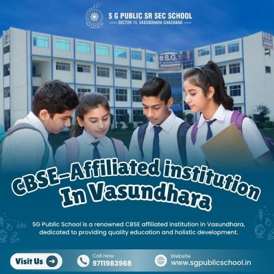 CBSE-affiliated institution In Vasundhara