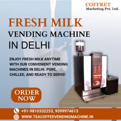 Discover the Convenience of Fresh Milk Vending Machines in Delhi