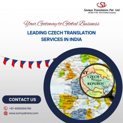 Leading Czech Translation Services in India – Get a Free Quote Now!