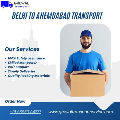 Truck and Car Transport Rates From Delhi to Ahmedabad | Grewal Transport