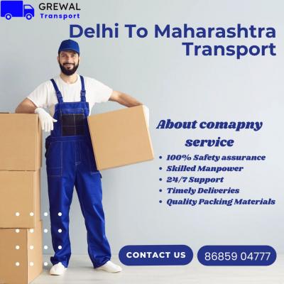 Delhi To Maharashtra Transport Services, Truck Booking | Grewal Transport 