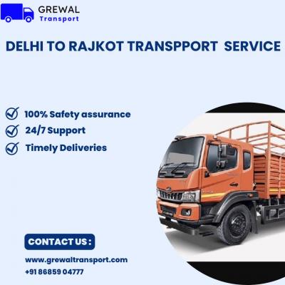 Delhi to Rajkot Truck Transport Services with Charges | Grewal Transport