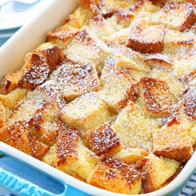 How to make bread pudding with custard powder