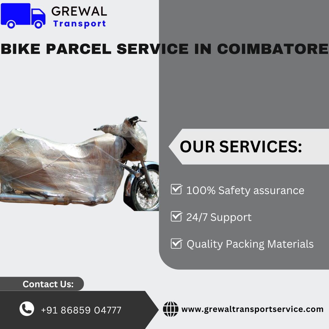  Bike Transport Services in Coimbatore - Grewal Transport