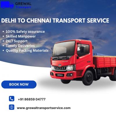 Delhi to Chennai - Best Service - Affordable Price  | Grewal Transport