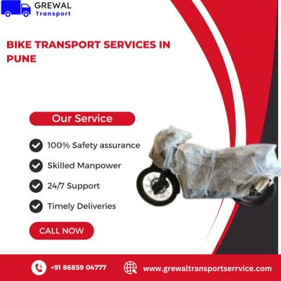 Hassle-Free Bike Transport Services in Pune - Grewal Transport Service