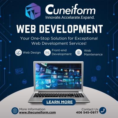 Web Development: Top Company for Market-Fit Solution -Cuneiform