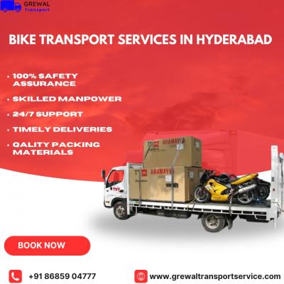 Bike Transport Service in Hyderabad| Quotations @86859 04777 | Grewal Transport