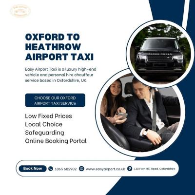 Book a Taxi From Oxford to Heathrow Airport at Affordable Price