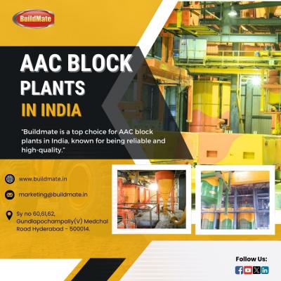 AAC block plants in India| Buildmate - Hyderabad Other