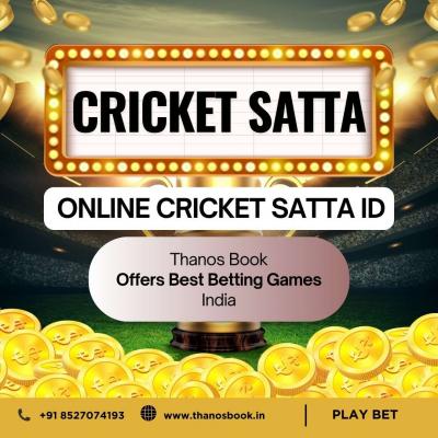 Get Your Online Cricket Satta ID with Thanos Book – Bet Safely and Securely