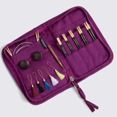 Luxurious Ebony Wood Knitting Needle Set - San Francisco Other