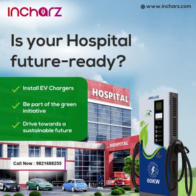 Electric Vehicle Charging Station at Hospital