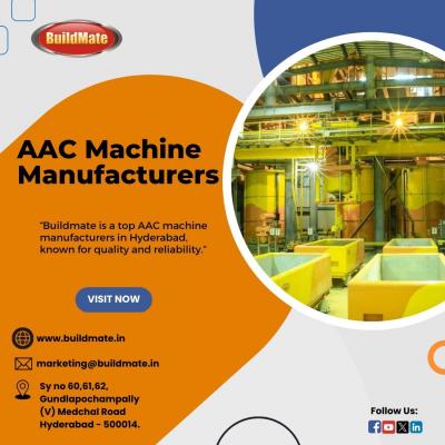 AAC Machine Manufacturers | Buildmate - Hyderabad Other