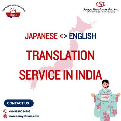 Get Japanese English Translation Service in India – Trusted by Leading Brands