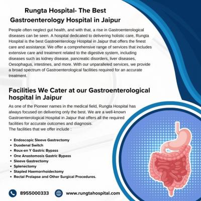 Rungta Hospital- The Best Gastroenterology Hospital in Jaipur